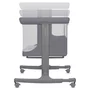Patut co-sleeper, Lionelo, Aurora, 3 in 1, Cu leganare si setare unghiulara, Saltea cu densitate T25 si geanta transport, Reglabil in 5 pozitii pe inaltime, Pana la 9 kg, 0 luni+, 85x60x66 cm, EN 1130:2019+AC:2020, EN 16890:2, Granit - 14