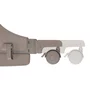 Patut co-sleeper, Lionelo, Pari, Multifunctional, Cu leganare, Reglabil in 6 pozitii pe inaltime, Saltea cu densitate T25, Geanta transport, 84x48x70-80 cm, Taupe - 13