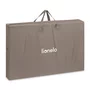 Patut co-sleeper, Lionelo, Pari, Multifunctional, Cu leganare, Reglabil in 6 pozitii pe inaltime, Saltea cu densitate T25, Geanta transport, 84x48x70-80 cm, Taupe - 17