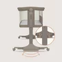 Patut co-sleeper, Lionelo, Pari, Multifunctional, Cu leganare, Reglabil in 6 pozitii pe inaltime, Saltea cu densitate T25, Geanta transport, 84x48x70-80 cm, Taupe - 20