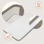 Patut co-sleeper, Lionelo, Pari, Multifunctional, Cu leganare, Reglabil in 6 pozitii pe inaltime, Saltea cu densitate T25, Geanta transport, 84x48x70-80 cm, Taupe - 21