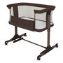 Patut co-sleeper, Lionelo, Pari, Multifunctional, Cu leganare, Reglabil in 6 pozitii pe inaltime, Saltea cu densitate T25, Geanta transport, 84x48x70-80 cm, Maro - 5