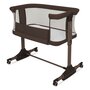 Patut co-sleeper, Lionelo, Pari, Multifunctional, Cu leganare, Reglabil in 6 pozitii pe inaltime, Saltea cu densitate T25, Geanta transport, 84x48x70-80 cm, Maro - 6