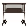 Patut co-sleeper, Lionelo, Pari, Multifunctional, Cu leganare, Reglabil in 6 pozitii pe inaltime, Saltea cu densitate T25, Geanta transport, 84x48x70-80 cm, Maro - 8