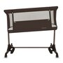 Patut co-sleeper, Lionelo, Pari, Multifunctional, Cu leganare, Reglabil in 6 pozitii pe inaltime, Saltea cu densitate T25, Geanta transport, 84x48x70-80 cm, Maro - 9