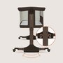 Patut co-sleeper, Lionelo, Pari, Multifunctional, Cu leganare, Reglabil in 6 pozitii pe inaltime, Saltea cu densitate T25, Geanta transport, 84x48x70-80 cm, Maro - 20