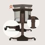 Patut co-sleeper, Lionelo, Pari, Multifunctional, Cu leganare, Reglabil in 6 pozitii pe inaltime, Saltea cu densitate T25, Geanta transport, 84x48x70-80 cm, Maro - 23