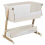 Patut co-sleeper, Lionelo, Thomi Plus, 5 in 1, Multifunctional, Sustine pana la 9 kg ca patut, 15 kg tarc de joaca, 100 kg canapea, Inaltime reglabila in 7 pozitii, De la nastere pana la 4 ani, Cu 2 saltele din spuma T25, 94x70x77-93,5 cm, Bej - 8