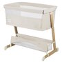 Patut co-sleeper, Lionelo, Thomi Plus, 5 in 1, Multifunctional, Sustine pana la 9 kg ca patut, 15 kg tarc de joaca, 100 kg canapea, Inaltime reglabila in 7 pozitii, De la nastere pana la 4 ani, Cu 2 saltele din spuma T25, 94x70x77-93,5 cm, Bej - 9