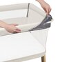 Patut co-sleeper, Lionelo, Thomi Plus, 5 in 1, Multifunctional, Sustine pana la 9 kg ca patut, 15 kg tarc de joaca, 100 kg canapea, Inaltime reglabila in 7 pozitii, De la nastere pana la 4 ani, Cu 2 saltele din spuma T25, 94x70x77-93,5 cm, Bej - 20