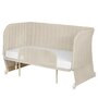 Patut co-sleeper, Lionelo, Thomi Plus, 5 in 1, Multifunctional, Sustine pana la 9 kg ca patut, 15 kg tarc de joaca, 100 kg canapea, Inaltime reglabila in 7 pozitii, De la nastere pana la 4 ani, Cu 2 saltele din spuma T25, 94x70x77-93,5 cm, Bej - 35
