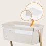 Patut co-sleeper, Lionelo, Thomi Plus, 5 in 1, Multifunctional, Sustine pana la 9 kg ca patut, 15 kg tarc de joaca, 100 kg canapea, Inaltime reglabila in 7 pozitii, De la nastere pana la 4 ani, Cu 2 saltele din spuma T25, 94x70x77-93,5 cm, Bej - 37