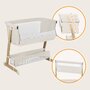 Patut co-sleeper, Lionelo, Thomi Plus, 5 in 1, Multifunctional, Sustine pana la 9 kg ca patut, 15 kg tarc de joaca, 100 kg canapea, Inaltime reglabila in 7 pozitii, De la nastere pana la 4 ani, Cu 2 saltele din spuma T25, 94x70x77-93,5 cm, Bej - 38