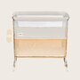 Patut co-sleeper, Lionelo, Thomi Plus, 5 in 1, Multifunctional, Sustine pana la 9 kg ca patut, 15 kg tarc de joaca, 100 kg canapea, Inaltime reglabila in 7 pozitii, De la nastere pana la 4 ani, Cu 2 saltele din spuma T25, 94x70x77-93,5 cm, Bej - 40