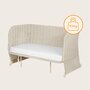 Patut co-sleeper, Lionelo, Thomi Plus, 5 in 1, Multifunctional, Sustine pana la 9 kg ca patut, 15 kg tarc de joaca, 100 kg canapea, Inaltime reglabila in 7 pozitii, De la nastere pana la 4 ani, Cu 2 saltele din spuma T25, 94x70x77-93,5 cm, Bej - 42