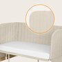 Patut co-sleeper, Lionelo, Thomi Plus, 5 in 1, Multifunctional, Sustine pana la 9 kg ca patut, 15 kg tarc de joaca, 100 kg canapea, Inaltime reglabila in 7 pozitii, De la nastere pana la 4 ani, Cu 2 saltele din spuma T25, 94x70x77-93,5 cm, Bej - 43