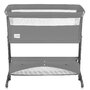Patut co-sleeper, Lionelo, Thomi Plus, 5 in 1, Multifunctional, Sustine pana la 9 kg ca patut, 15 kg tarc de joaca, 100 kg canapea, Inaltime reglabila in 7 pozitii, De la nastere pana la 4 ani, Cu 2 saltele din spuma T25, 94x70x77-93,5 cm, Gri - 4