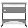 Patut co-sleeper, Lionelo, Thomi Plus, 5 in 1, Multifunctional, Sustine pana la 9 kg ca patut, 15 kg tarc de joaca, 100 kg canapea, Inaltime reglabila in 7 pozitii, De la nastere pana la 4 ani, Cu 2 saltele din spuma T25, 94x70x77-93,5 cm, Gri - 6