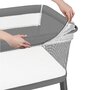 Patut co-sleeper, Lionelo, Thomi Plus, 5 in 1, Multifunctional, Sustine pana la 9 kg ca patut, 15 kg tarc de joaca, 100 kg canapea, Inaltime reglabila in 7 pozitii, De la nastere pana la 4 ani, Cu 2 saltele din spuma T25, 94x70x77-93,5 cm, Gri - 20