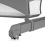 Patut co-sleeper, Lionelo, Thomi Plus, 5 in 1, Multifunctional, Sustine pana la 9 kg ca patut, 15 kg tarc de joaca, 100 kg canapea, Inaltime reglabila in 7 pozitii, De la nastere pana la 4 ani, Cu 2 saltele din spuma T25, 94x70x77-93,5 cm, Gri - 23