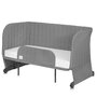 Patut co-sleeper, Lionelo, Thomi Plus, 5 in 1, Multifunctional, Sustine pana la 9 kg ca patut, 15 kg tarc de joaca, 100 kg canapea, Inaltime reglabila in 7 pozitii, De la nastere pana la 4 ani, Cu 2 saltele din spuma T25, 94x70x77-93,5 cm, Gri - 34