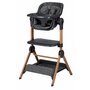 Patut co-sleeper si scaun inalt, FreeON, Nest&Feed, 2 in 1, Cu laterala culisanta si roti, Cu raft,Transformabil in scaun de masa, Pana la 9 kg, respectiv, 15 kg, Cu tavita detasabila, Reglabil pe inaltime, 0 luni+, Grey - 3