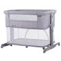 Chipolino - Patut co-sleeper Mommy'n Me Clouds Tarc, 88x50 cm, Gri - 1