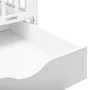 Patut din lemn bebe, 120x60 cm, Cu sertar cu capac si laterala culisanta, Certificat lemn FSC, Reglabil pe inaltime in 3 pozitii, Conform cu EN 716-1:2008, EN 716-2:2008, New Baby, Lilly, White - 11