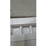 Patut din lemn bebe, 120x60 cm, Cu sertar, Din lemn de pin si mdf, Stabil si rezistent, Inaltime saltea reglabila pe 3 nivele, Laterala cu 3 bete detasabile, EN716-1, EN716-2, Alb, Qmini, Timmi Elephant, Resigilat - 10