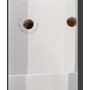 Patut din lemn bebe, 120x60 cm, Cu sina speciala pentru dentitie, Multifunctional,  EN716-1, EN716-2, Alb, Qmini, Julia, Resigilat - 4