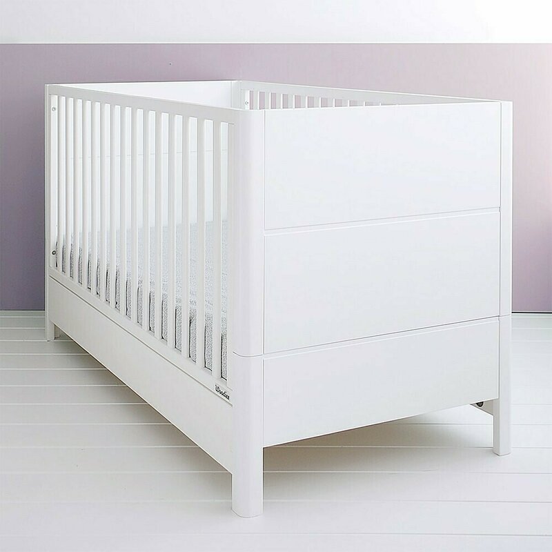 Woodies safe dreams - patut transformabil smooth pentru bebe si junior, 140x70 cm