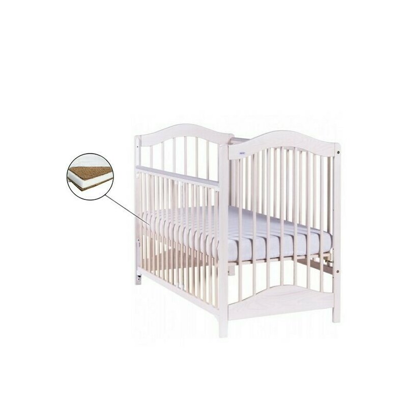 Drewex - patut jagoda culisant + saltea cocos 12 cm alb transparent