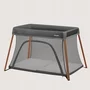 Patut multifunctional, Lionelo, Alice, 3 in 1, 2 trepte de inaltime pentru saltea, Pliabil, Material rezistent Oxford 300D, Cu iesire laterala, Geanta de transport, Pana 15 kg, 0 luni+, 104×70×74 cm, Gri - 10