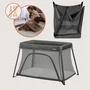 Patut multifunctional, Lionelo, Alice, 3 in 1, 2 trepte de inaltime pentru saltea, Pliabil, Material rezistent Oxford 300D, Cu iesire laterala, Geanta de transport, Pana 15 kg, 0 luni+, 104×70×74 cm, Gri - 14