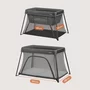 Patut multifunctional, Lionelo, Alice, 3 in 1, 2 trepte de inaltime pentru saltea, Pliabil, Material rezistent Oxford 300D, Cu iesire laterala, Geanta de transport, Pana 15 kg, 0 luni+, 104×70×74 cm, Gri - 15