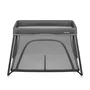 Patut multifunctional, Lionelo, Alice, 3 in 1, 2 trepte de inaltime pentru saltea, Pliabil, Material rezistent Oxford 300D, Cu iesire laterala, Geanta de transport, Pana 15 kg, 0 luni+, 104×70×74 cm, Gri - 4