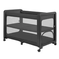 Patut multifunctional, Lionelo, Patty, 5 in 1, 0- 36 luni, Co-sleeper, Tarc de joaca, Patut de calatorie, Laterala rabatabila, 2 trepte reglare saltea, Roti, Husa transport inclusa, Gri