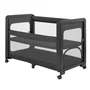 Patut multifunctional, Lionelo, Patty, 5 in 1, 0- 36 luni, Co-sleeper, Tarc de joaca, Patut de calatorie, Laterala rabatabila, 2 trepte reglare saltea, Roti, Husa transport inclusa, Gri - 2