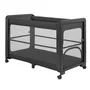 Patut multifunctional, Lionelo, Patty, 5 in 1, 0- 36 luni, Co-sleeper, Tarc de joaca, Patut de calatorie, Laterala rabatabila, 2 trepte reglare saltea, Roti, Husa transport inclusa, Gri - 7