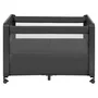 Patut multifunctional, Lionelo, Patty, 5 in 1, 0- 36 luni, Co-sleeper, Tarc de joaca, Patut de calatorie, Laterala rabatabila, 2 trepte reglare saltea, Roti, Husa transport inclusa, Gri - 8