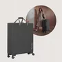 Patut multifunctional, Lionelo, Patty, 5 in 1, 0- 36 luni, Co-sleeper, Tarc de joaca, Patut de calatorie, Laterala rabatabila, 2 trepte reglare saltea, Roti, Husa transport inclusa, Gri - 21