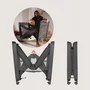 Patut multifunctional, Lionelo, Patty, 5 in 1, 0- 36 luni, Co-sleeper, Tarc de joaca, Patut de calatorie, Laterala rabatabila, 2 trepte reglare saltea, Roti, Husa transport inclusa, Gri - 22
