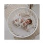 Patut Oval Evolutiv pentru Copii, Multifunctional, 7in1, Saltele Incluse, Transformabil, Masa de Schimbat, Co-Sleeping, Tarc de Joaca, Birou, Scaune, Waldin, Alb - 12