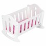 Patut pentru papusi, Free2Play, Cu pernuta confortabila, 46x33x33 cm, 36 luni+, White - 1