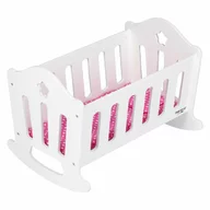 Patut pentru papusi, Free2Play, Cu pernuta confortabila, 46x33x33 cm, 36 luni+, White