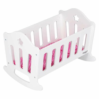 Patut pentru papusi, Free2Play, Cu pernuta confortabila, 46x33x33 cm, 36 luni+, White