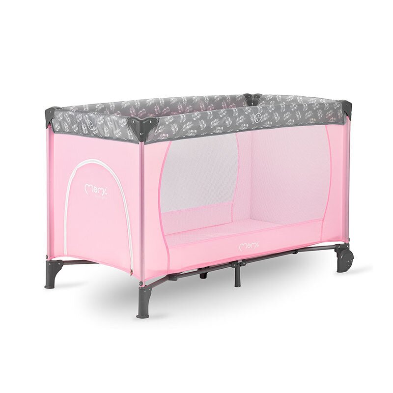 Momi - patut pliabil, 60x120 cm, , belove, pink