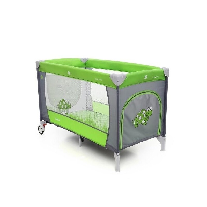 Coto Baby - Patut pliant cu doua nivele Samba Plus, 120x60 cm, Verde