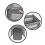 patut pliabil kidwell blissy lift - gray - 8