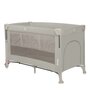 Patut pliant multifunctional, Lionelo, Ellen, Cu laterala culisanta, Nivel suplimentar, Intrare laterala cu fermoar, 2 roti, Saltea pliabila si geanta de transport incluse, 0- 36 luni, Pana la 15 kg, 120x60 cm, Conform cu  EN 716, Bej - 5
